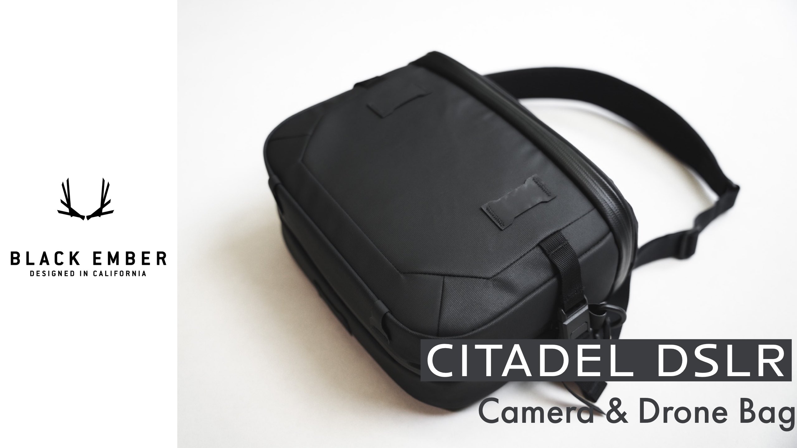 【レビュー】ブラックエンバー CITADEL DSLRで愛機をスマートに持ち運ぶ【カメラ・ドローンバッグ】