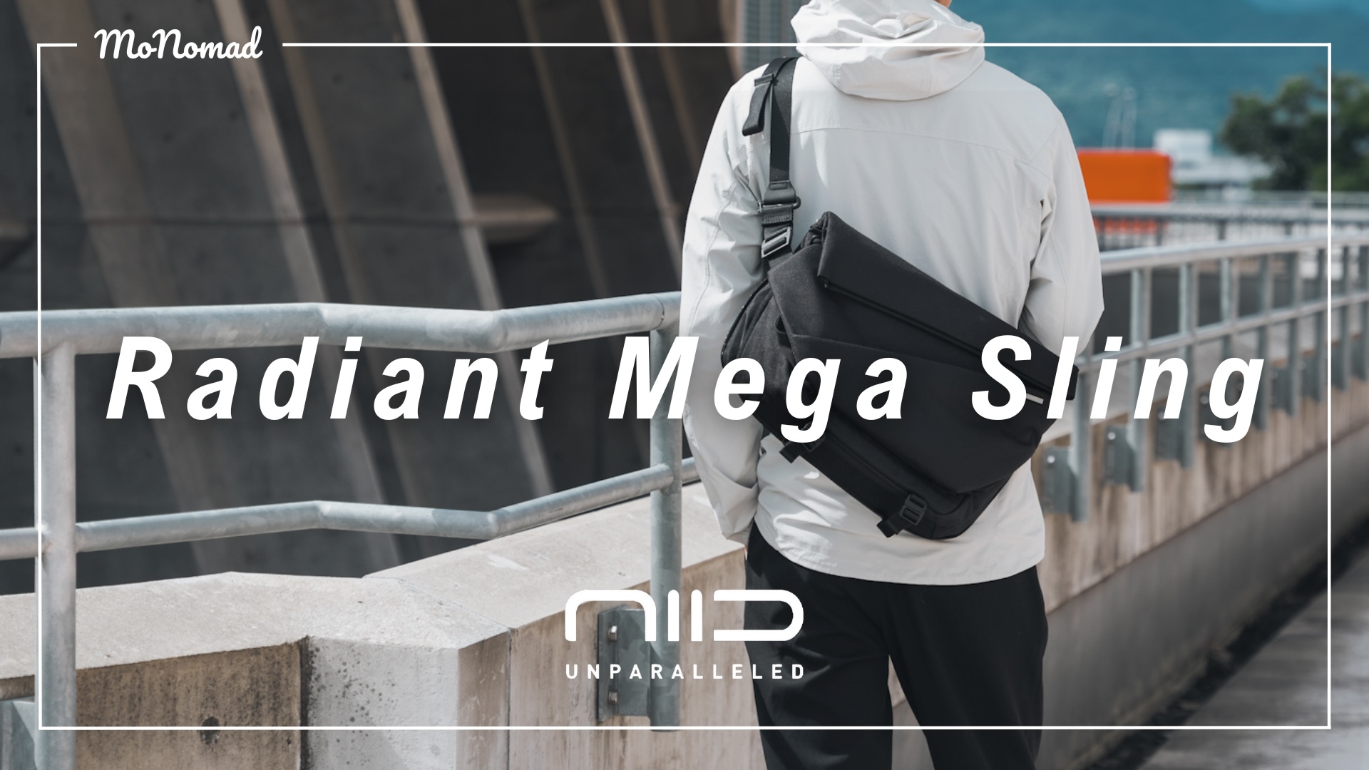 NIID Radiant Mega Sling グレイ・シャドー・グリッド 累計3億円超えの実績を持つシリーズ最新作。美しいフォルムと