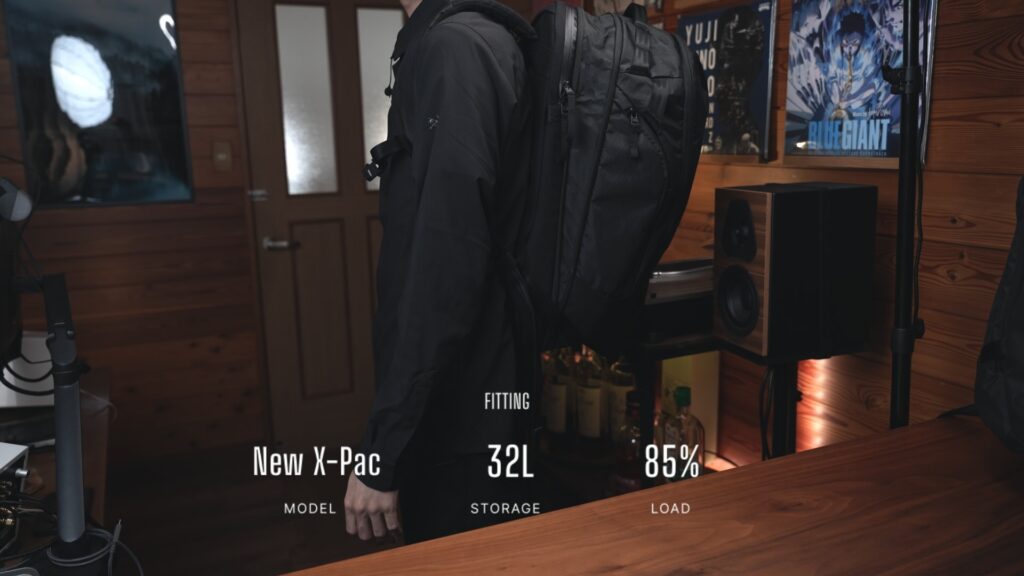 ABLE CARRY Max Backpack 2025|着用感(X-Pac)