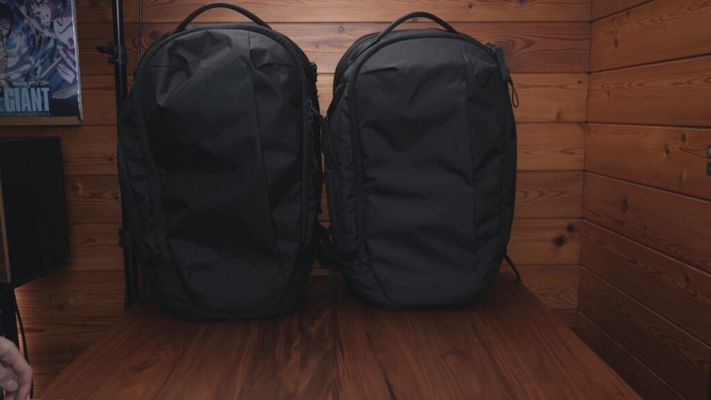 ABLE CARRY Max Backpack|外観・スペック比較(X-Pac・Cordura Ripstop)