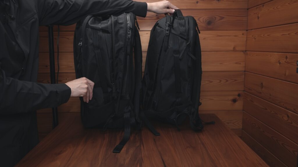 ABLE CARRY Max Backpack|Max EDCと比較